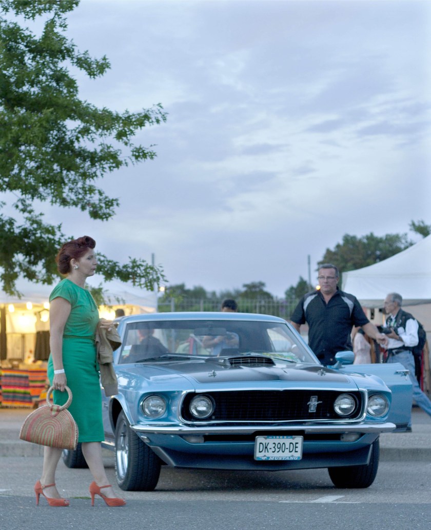 pin-up mustang rockabilly